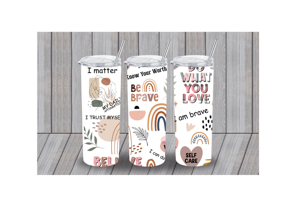 Daily Affirmations Tumbler - xKlusive Lux