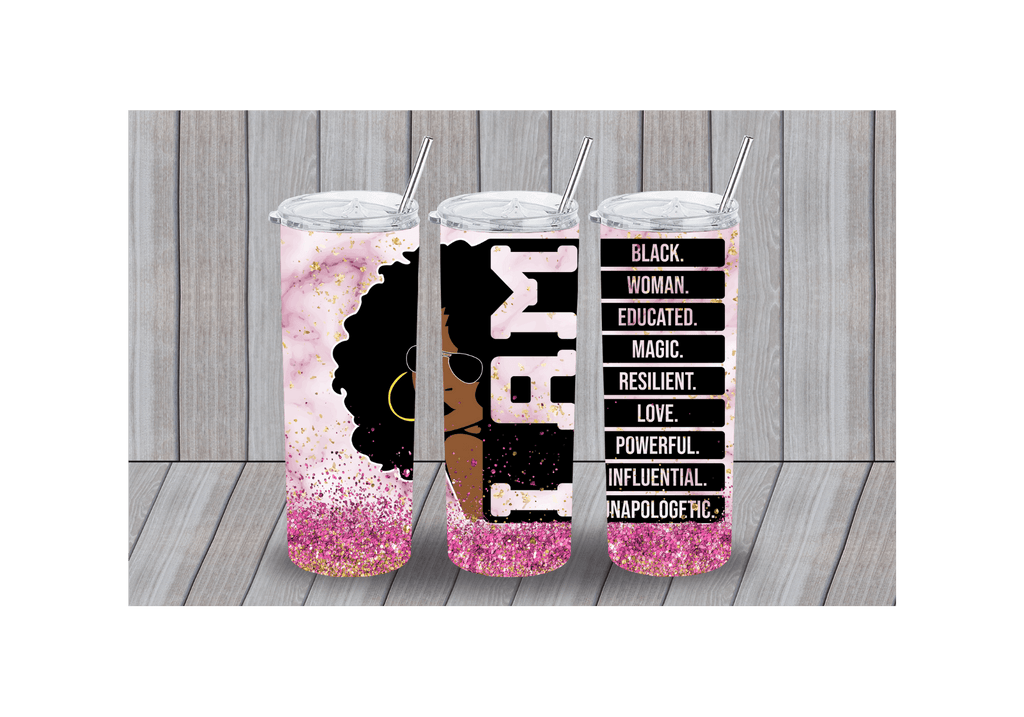 I Am Affirmations Tumbler - xKlusive Lux