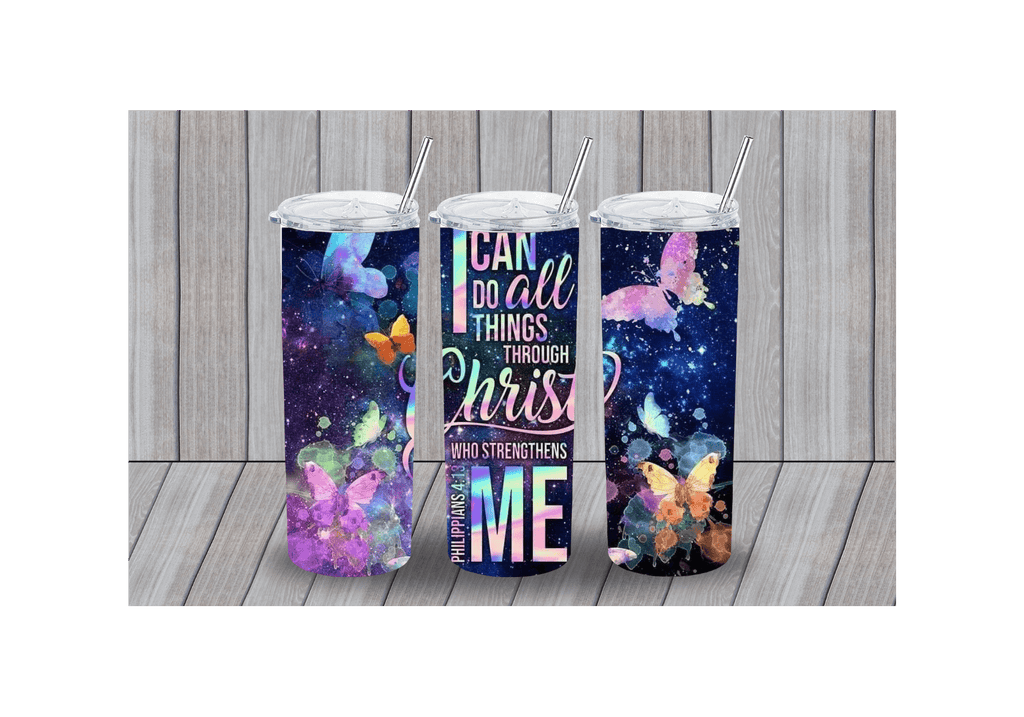 I Can Do All Things Through Christ Tumbler - xKlusive Lux