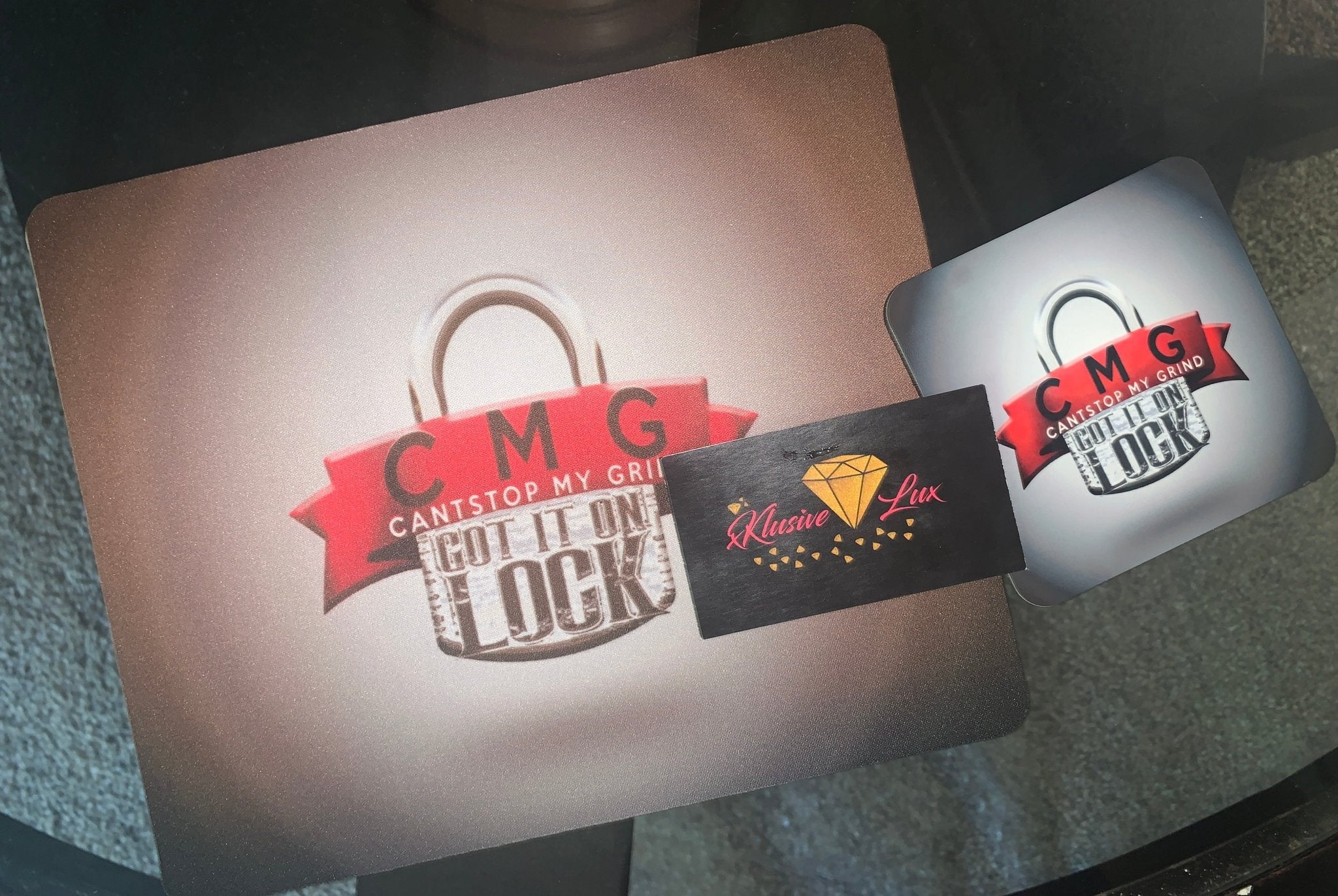 Mouse Pad and Coaster Set - xKlusive Lux