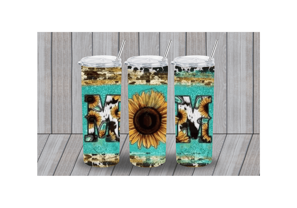 Rustic Sunflower Mom Tumbler - xKlusive Lux